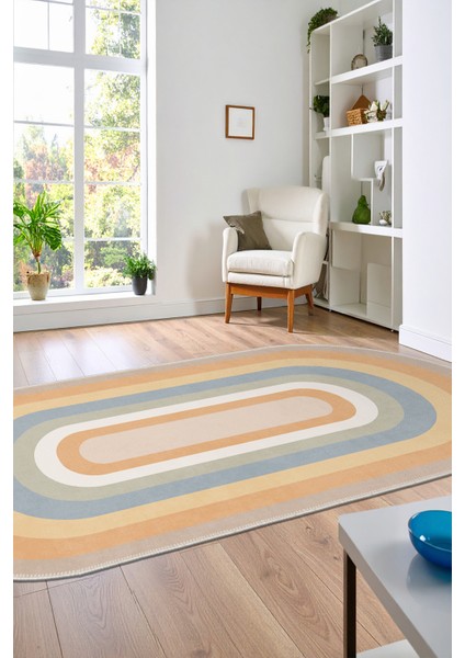 Modern Dekoratif Yıkanabilir Kaymaz Taban Halı – İnce, Yumuşak Salon Halısı, Mutfak Halısı ve Yolluk