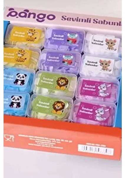 Sevimli Seyahat Piknik İçin 160 Yaprak Mini Kağıt Sabun Kutulu Karışık Renkli