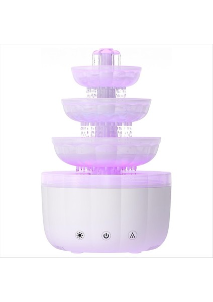 LED Ruh Hali Işığı ve Uçucu Yağ Difüzörü ile Bulut Yağmur Nemlendirici Yağmur Sesleri Yatak Odası Için Beyaz Gürültü Difüzörü (Yurt Dışından)