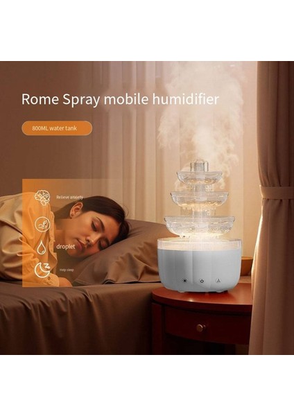 LED Ruh Hali Işığı ve Uçucu Yağ Difüzörü ile Bulut Yağmur Nemlendirici Yağmur Sesleri Yatak Odası Için Beyaz Gürültü Difüzörü (Yurt Dışından) fiyatları