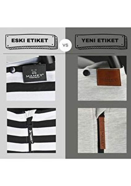 Fermuarlı Fonksiyonel Emzirme ve Puset Örtüsü Esnek Kumaş ile Rüzgar ve Güneş Koruma