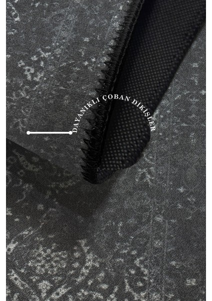 Modern Dekoratif Yıkanabilir Kaymaz Taban Halı – İnce, Yumuşak Salon Halısı, Mutfak Halısı ve Yolluk