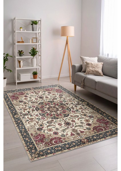 Modern Dekoratif Yıkanabilir Kaymaz Taban Halı – İnce, Yumuşak Salon Halısı, Mutfak Halısı ve Yolluk