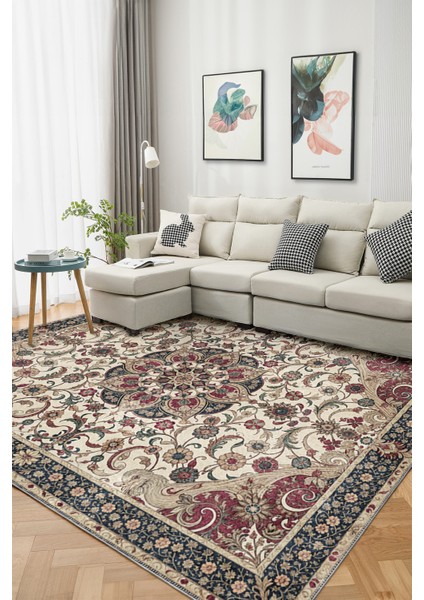 Modern Dekoratif Yıkanabilir Kaymaz Taban Halı – İnce, Yumuşak Salon Halısı, Mutfak Halısı ve Yolluk