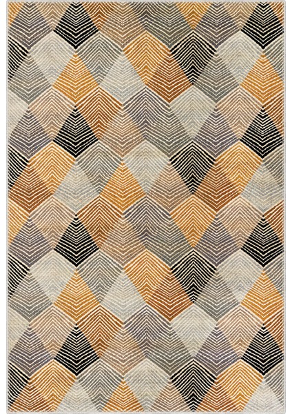 Modern Dekoratif Yıkanabilir Kaymaz Taban Halı – İnce, Yumuşak Salon Halısı, Mutfak Halısı ve Yolluk