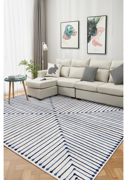 Modern Dekoratif Yıkanabilir Kaymaz Taban Halı – İnce, Yumuşak Salon Halısı, Mutfak Halısı ve Yolluk