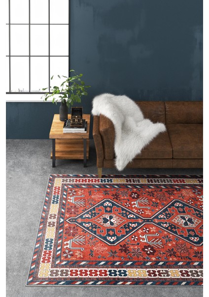 Modern Dekoratif Yıkanabilir Kaymaz Taban Halı – İnce, Yumuşak Salon Halısı, Mutfak Halısı ve Yolluk