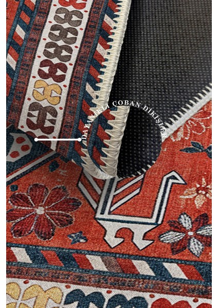 Modern Dekoratif Yıkanabilir Kaymaz Taban Halı – İnce, Yumuşak Salon Halısı, Mutfak Halısı ve Yolluk