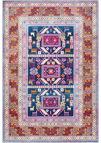 Modern Dekoratif Yıkanabilir Kaymaz Taban Halı – İnce, Yumuşak Salon Halısı, Mutfak Halısı ve Yolluk