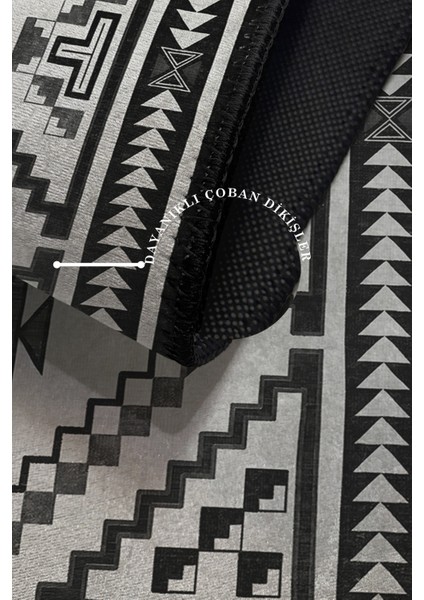 Modern Dekoratif Yıkanabilir Kaymaz Taban Halı – İnce, Yumuşak Salon Halısı, Mutfak Halısı ve Yolluk