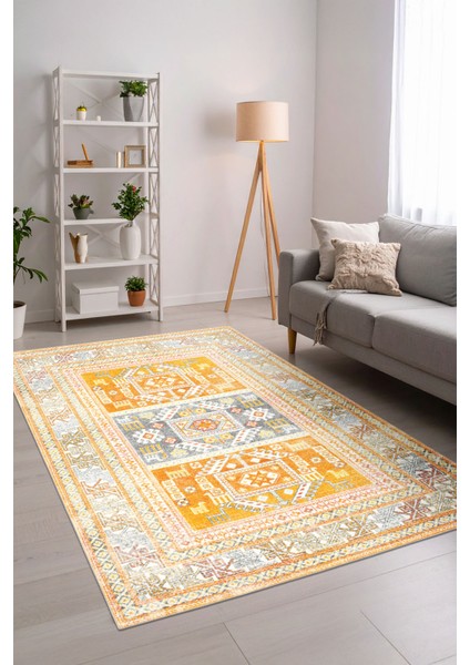 Modern Dekoratif Yıkanabilir Kaymaz Taban Halı – İnce, Yumuşak Salon Halısı, Mutfak Halısı ve Yolluk