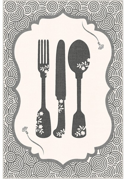 Modern Dekoratif Yıkanabilir Kaymaz Taban Halı – İnce, Yumuşak Salon Halısı, Mutfak Halısı ve Yolluk