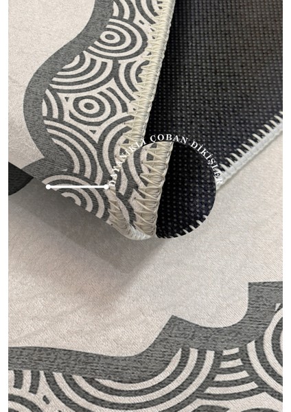 Modern Dekoratif Yıkanabilir Kaymaz Taban Halı – İnce, Yumuşak Salon Halısı, Mutfak Halısı ve Yolluk