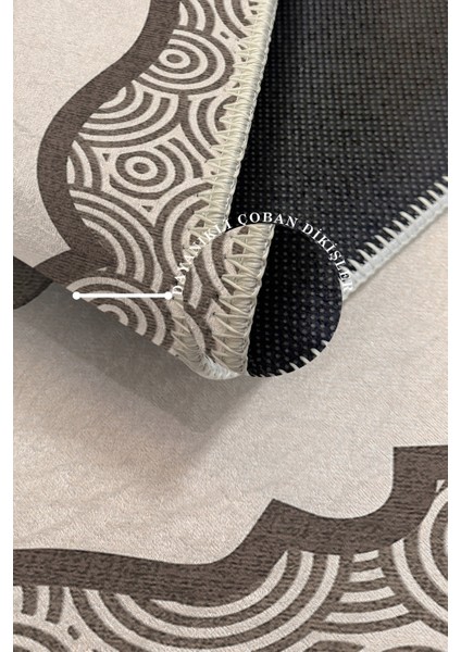 Modern Dekoratif Yıkanabilir Kaymaz Taban Halı – İnce, Yumuşak Salon Halısı, Mutfak Halısı ve Yolluk