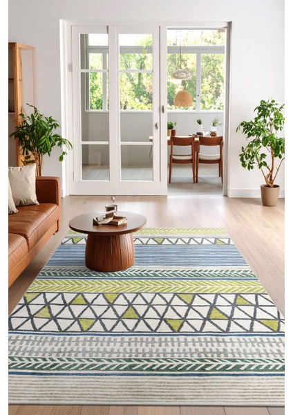 Modern Dekoratif Yıkanabilir Kaymaz Taban Halı – İnce, Yumuşak Salon Halısı, Mutfak Halısı ve Yolluk