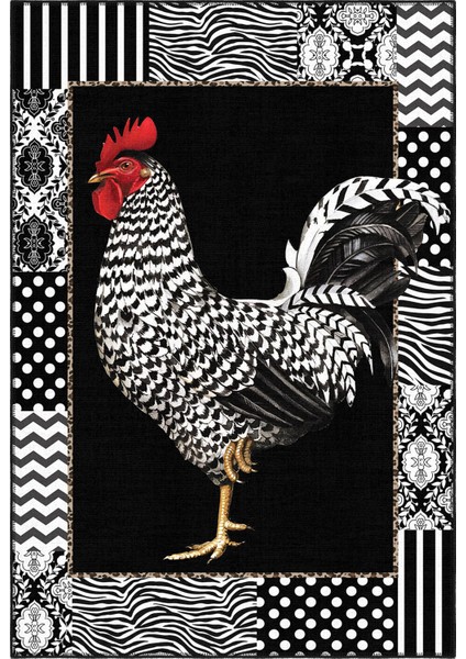 Modern Dekoratif Yıkanabilir Kaymaz Taban Halı – İnce, Yumuşak Salon Halısı, Mutfak Halısı ve Yolluk