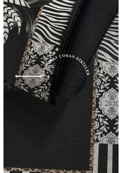 Modern Dekoratif Yıkanabilir Kaymaz Taban Halı – İnce, Yumuşak Salon Halısı, Mutfak Halısı ve Yolluk