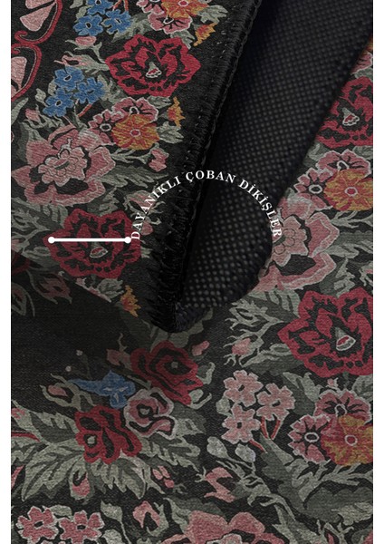 Modern Dekoratif Yıkanabilir Kaymaz Taban Halı – İnce, Yumuşak Salon Halısı, Mutfak Halısı ve Yolluk