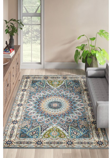 Modern Dekoratif Yıkanabilir Kaymaz Taban Halı – İnce, Yumuşak Salon Halısı, Mutfak Halısı ve Yolluk