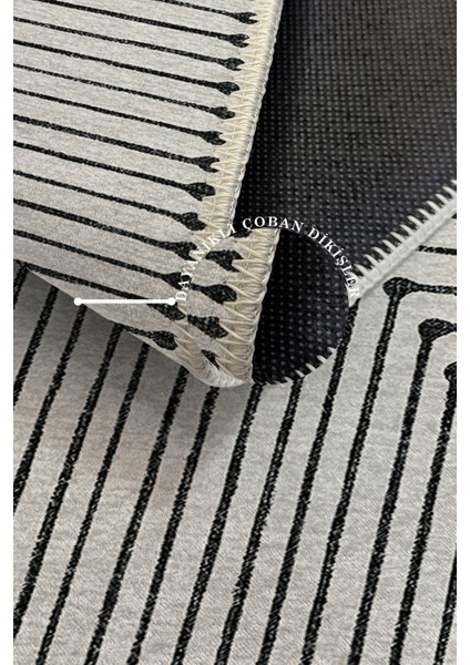 Modern Dekoratif Yıkanabilir Kaymaz Taban Halı – İnce, Yumuşak Salon Halısı, Mutfak Halısı ve Yolluk