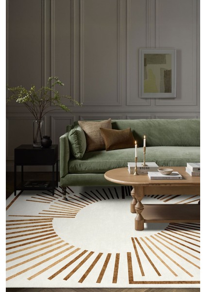 Modern Dekoratif Yıkanabilir Kaymaz Taban Halı – İnce, Yumuşak Salon Halısı, Mutfak Halısı ve Yolluk