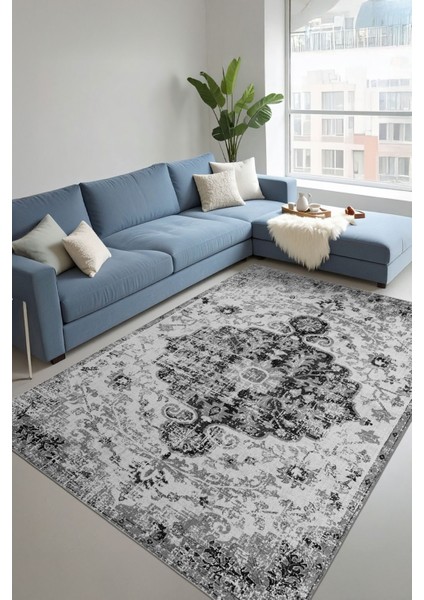 Modern Dekoratif Yıkanabilir Kaymaz Taban Halı – İnce, Yumuşak Salon Halısı, Mutfak Halısı ve Yolluk