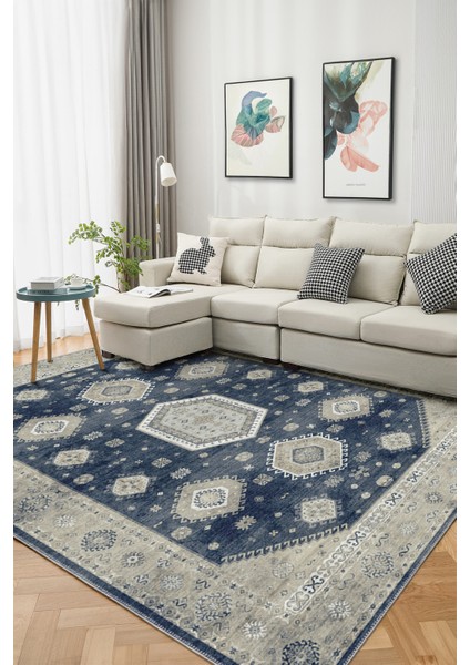 Modern Dekoratif Yıkanabilir Kaymaz Taban Halı – İnce, Yumuşak Salon Halısı, Mutfak Halısı ve Yolluk