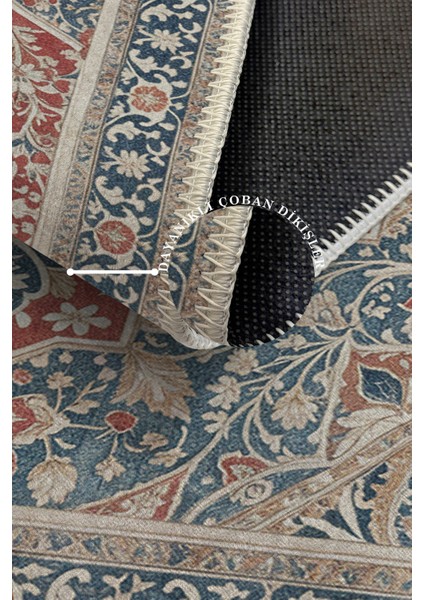 Modern Dekoratif Yıkanabilir Kaymaz Taban Halı – İnce, Yumuşak Salon Halısı, Mutfak Halısı ve Yolluk