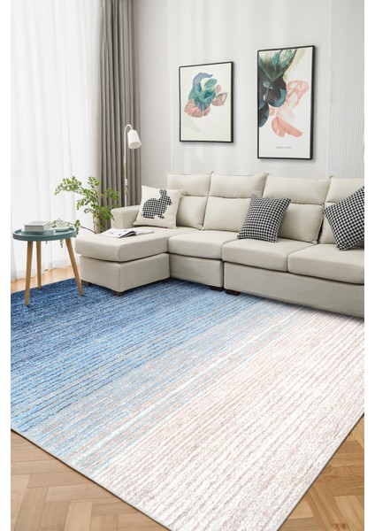 Modern Dekoratif Yıkanabilir Kaymaz Taban Halı – İnce, Yumuşak Salon Halısı, Mutfak Halısı ve Yolluk