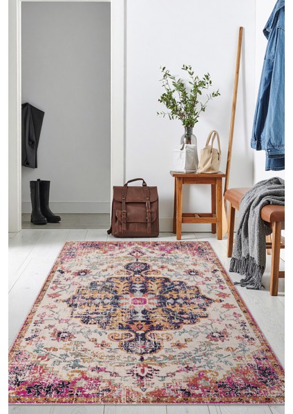 Modern Dekoratif Yıkanabilir Kaymaz Taban Halı – İnce, Yumuşak Salon Halısı, Mutfak Halısı ve Yolluk