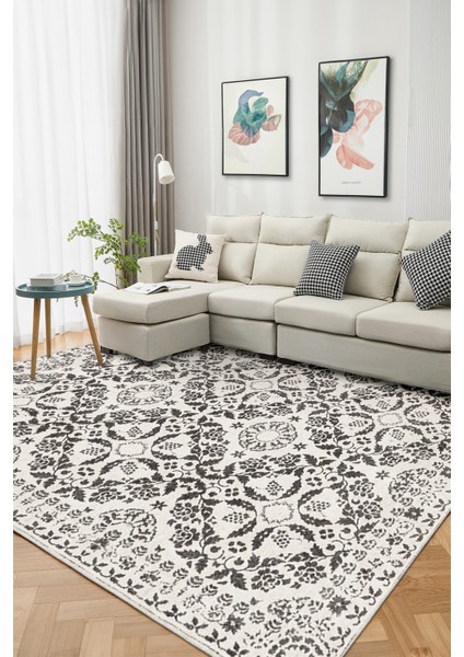 Modern Dekoratif Yıkanabilir Kaymaz Taban Halı – İnce, Yumuşak Salon Halısı, Mutfak Halısı ve Yolluk