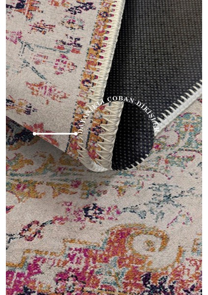 Modern Dekoratif Yıkanabilir Kaymaz Taban Halı – İnce, Yumuşak Salon Halısı, Mutfak Halısı ve Yolluk