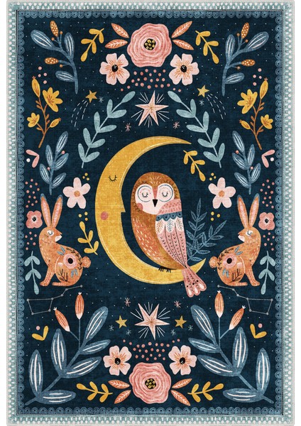 Modern Dekoratif Yıkanabilir Kaymaz Taban Halı – İnce, Yumuşak Salon Halısı, Mutfak Halısı ve Yolluk