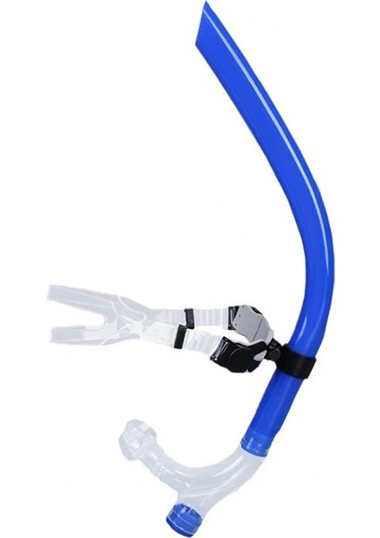 Yetişkin Yüzme Antrenman Şnorkeli Mavi