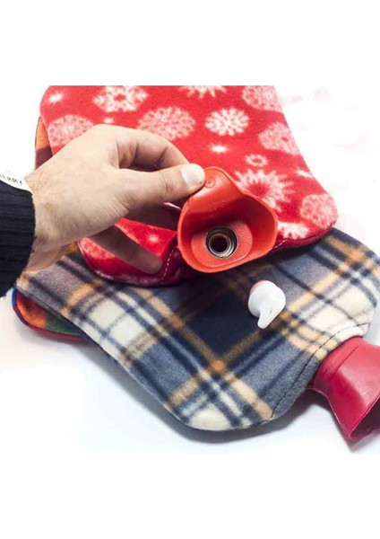 Sıcak Su Torbası 2 Litre Polar Kılıflı Termofor (5047)