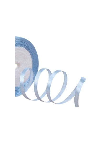 Saten Kurdele 1 Cm 10 Metre Bebe Mavisi indirimleri