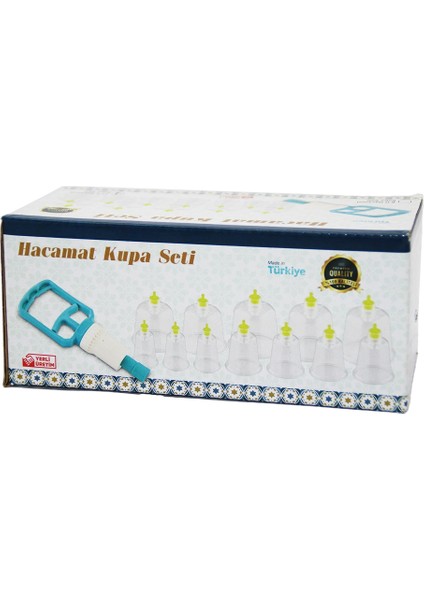 12 Parça Hacamat Kupa Masaj Seti (5047)