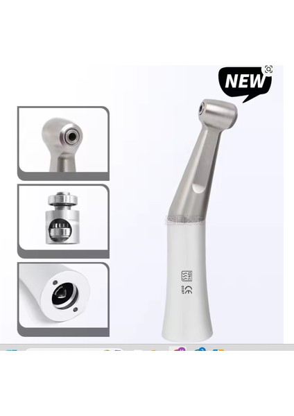 Yavaş Hızlı El Aleti, Basmalı Düğme, 1:1 Oranında Kontra Açılı, Bilyalı Rulmanlı, Parlatma modelleri