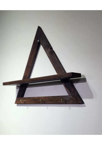Trinova Üçgen Ahşap Duvar Rafı indirimleri