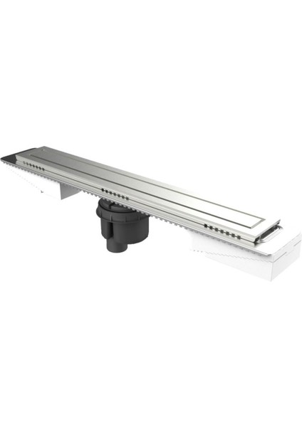 5701203 Elegant V-Flow Duş Kanalı DK100 050 Mat Alttan Sifonlu fırsatları