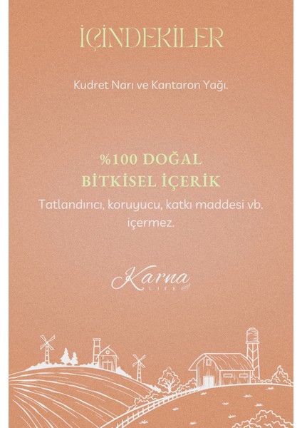 Kantaron Yağlı Kudret Narı 310 Gram modelleri