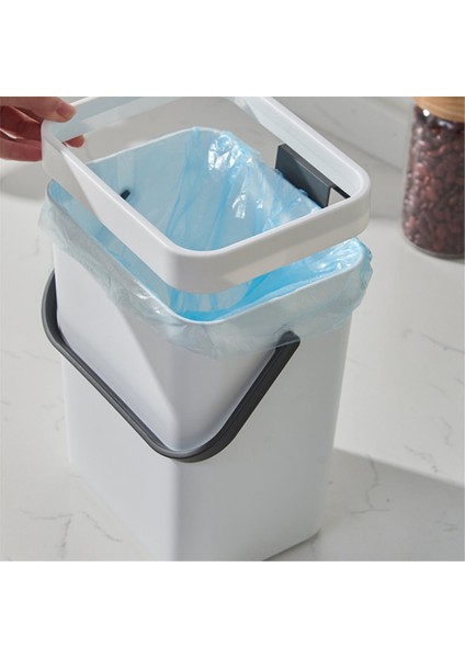 Yerden Tasarruflu Sessiz-Kapalı Çöp Kovası Mutfak ve Ofis Için Çevre Dostu Mühürlü Çöp Kutusu Elektrik Gerekmez Beyaz-3l (Yurt Dışından) indirimleri