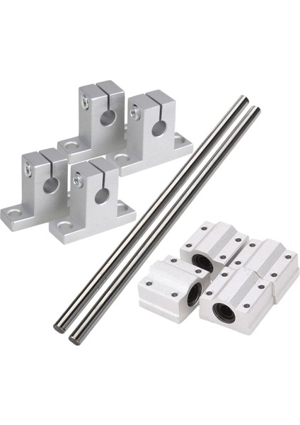 8x Yatay Lineer Rulman Slayt Seti 8mm Dia Doğrusal Hareket Rulman Slayt Burç 200MM Lineer Mil Optik Eksen Seti (Yurt Dışından) fiyatları