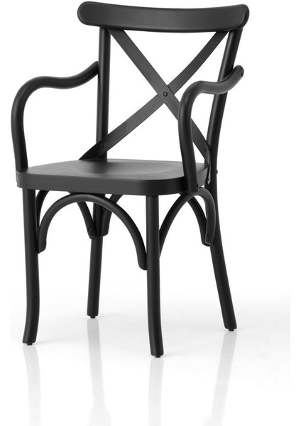 Marsilya Kollu Ahşap Mutfak Cafe Sandalyesi