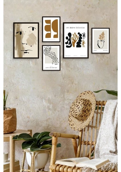 Sanat Koleksiyonu 5'li Tablo fiyatları