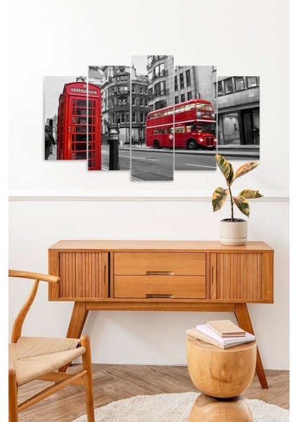 Şehir Manzarası 5 Parçalı Mdf Tablo fiyatları