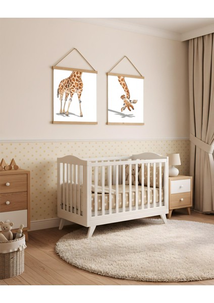 Zürafa Kombin Soyut Kanvas Poster fırsatları