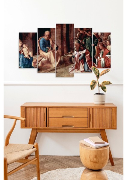 Insan Manzarası 5 Parçalı Mdf Tablo fiyatları