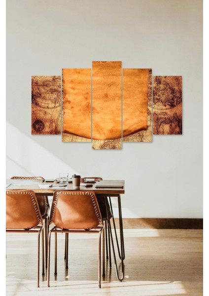 Pusula 5 Parçalı Mdf Tablo fiyatları