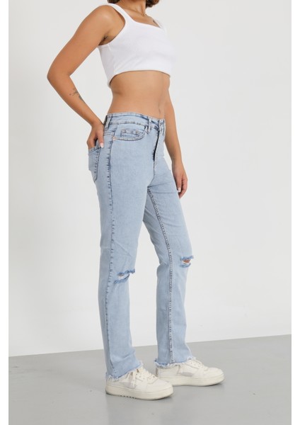 Dizi Yırtık Palazzo Pantolon modelleri